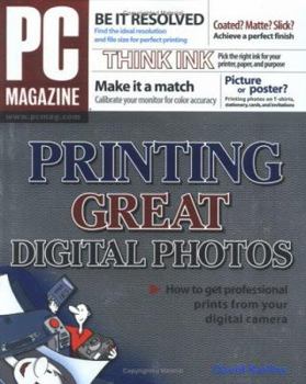 Paperback PC Magazine Printing Great Digital Photos Book