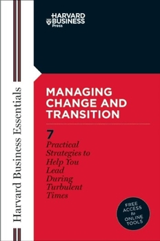 Paperback Managing Change and Transition Book