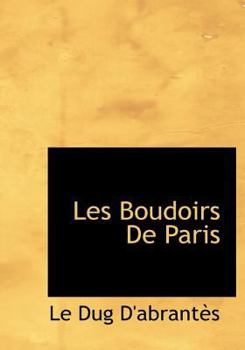 Hardcover Les Boudoirs de Paris Book