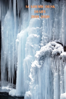 Paperback Academic Diary Week To View A5 Organiser Planner: Starts 1 August 2019 Until 31 July 2020. Ice Diary, Paperback With Soft Water Repelling Matte Front Book