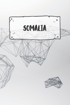 Somalia: Dotted Travel Diary Notebook or Journey Dotted Grid Journal - Holiday Trip Pocketbook for Men and Women with Dots