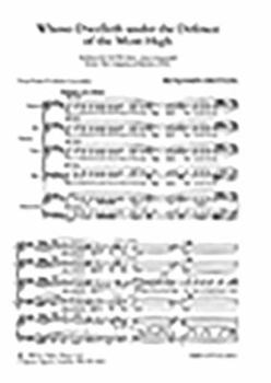 Paperback Whoso Dwelleth Under the Defence: Satb, a Cappella, Choral Octavo Book