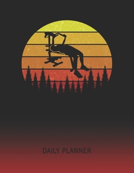 Daily Planner: Gym Workout | 2020 - 2021 Daily Planner For 1 Year Of Planning | Retro Vintage Sunset Cover | January 20 - December 20 | Organizer ... | Plan Days, Set Goals & Get Stuff Done