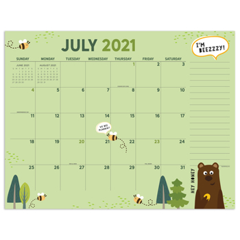Calendar Cal 2022- Monthly Theme Academic Year Desk Pad Book