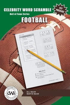 Celebrity Word Scramble Hall of Fame Series Football