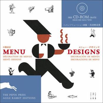 Paperback Menu Designs [With CDROM] Book