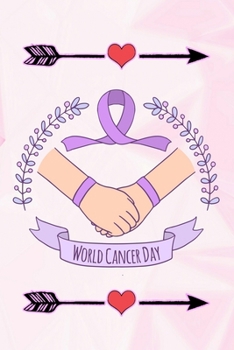 Paperback World cancer day: Breast Cancer Awareness Day Together we fight pink Lined Notebook / Diary / Journal To Write In 6"x9" for Breast Cance Book