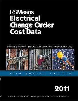 Paperback RSMeans Electrical Change Order Cost Data 2011 Book