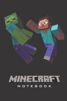 Minecraft Notebook: Player's Notebook, Sketchbook, Diary, Journal, For Kids, For A Gift, To School  | 120 College Ruled Blank Pages | 6” x 9” (Characters Collection – Duo) (Minecraft College ruled)