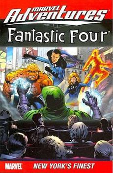 Paperback Marvel Adventures Fantastic Four - Volume 9: New York's Finest Book