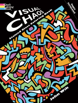 Paperback Visual Chaos: Stained Glass Coloring Book