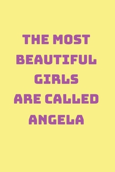 Paperback Angela Girl Woman Notebook: Graph Paper Journal 6x9 - 120 Pages Book