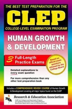 CLEP Human Growth and Development w/ TestWare CD - Book  of the REA CLEP Test Preps