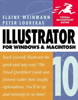Paperback Illustrator 10 for Windows and Macintosh: Visual QuickStart Guide Book