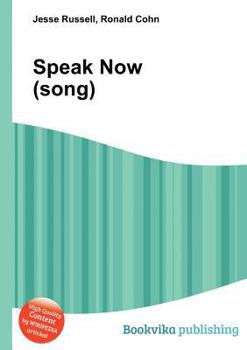 Paperback Speak Now (Song) Book