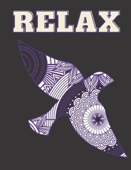 Paperback Relax: Wonderful Coloring Book For Adults Reduce Stress Relaxation Let's TRY Book