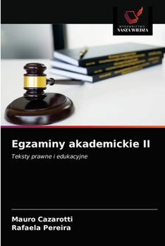 Paperback Egzaminy akademickie II [Polish] Book
