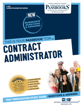 Paperback Contract Administrator (C-855): Passbooks Study Guide Volume 855 Book