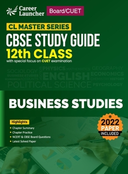 Paperback Board plus CUET 2023 CL Master Series - CBSE Study Guide - Class 12 - Business Studies Book