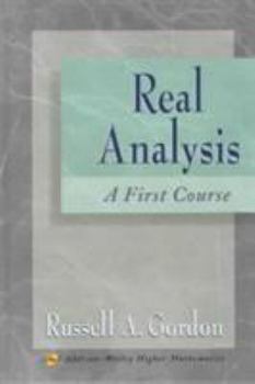 Hardcover Real Analysis: A First Course Book