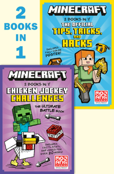 Paperback Minecraft 2-In-1: Chicken Jockey Challenges / Tips, Tricks, and Hacks (Minecraft): The Ultimate Battle Book