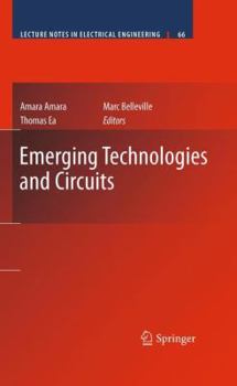 Paperback Emerging Technologies and Circuits Book