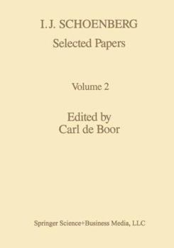 Paperback I. J. Schoenberg Selected Papers Book
