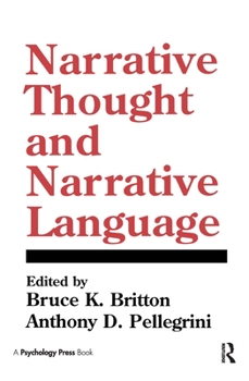 Hardcover Narrative Thought and Narrative Language Book