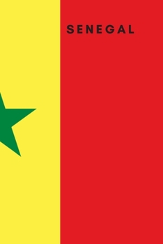 Paperback Senegal: Country Flag A5 Notebook to write in with 120 pages Book