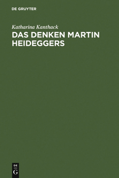 Hardcover Das Denken Martin Heideggers: Die Grosse Wende Der Philosophie [German] Book