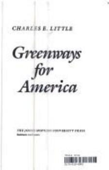 Hardcover Greenways for America Book