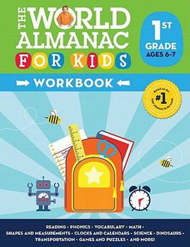 Paperback World Almanac for Kids Workbook: Grade 1 Book