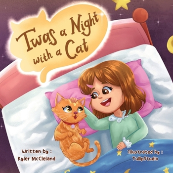 Paperback Twas a Night with a Cat Book