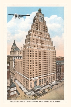 Paperback Vintage Journal Paramount Broadway Building, New York City Book