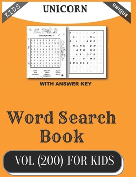 Word Search Book Vol (200) for Kids: Jumbo Word Search Puzzle Book (8.5"x11") with Fun Themes