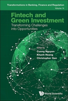 Hardcover Fintech and Green Investment Book