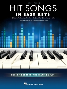 Paperback Hit Songs - In Easy Keys: Easy Piano Songbook with Never More Than One Sharp or Flat! Book