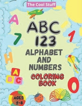 Paperback ABC - 123 Alphabet and Numbers Coloring Book