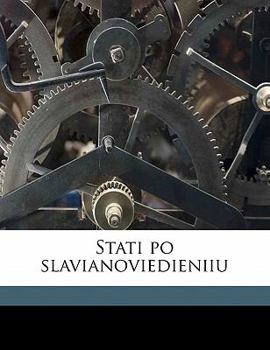 Paperback Stati Po Slavianoviedieniiu Volume 1 [Russian] Book