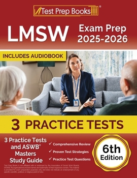 Paperback LMSW Exam Prep 2025-2026: 3 Practice Tests and ASWB Masters Study Guide [6th Edition] Book