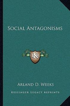 Paperback Social Antagonisms Book