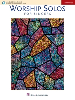 Misc. Worship Solos for Singers - Low Voice (Book/Online Audio) [With CD (Audio)] Book