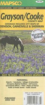 Map Mapsco Grayson/Cooke County Map: Coverage Includes City Maps of Denison, Gainesville & Sherman Book