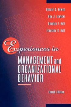 Paperback Experiences in Management and Organizational Behavior Book