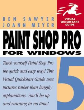 Paperback Paint Shop Pro 5 for Windows (Visual QuickStart Guide) Book