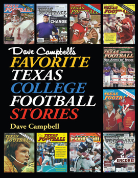 Hardcover Dave Campbell's Favorite Texas College Football Stories Book