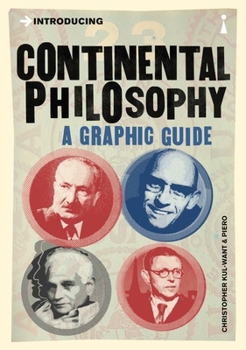 Paperback Introducing Continental Philosophy: A Graphic Guide Book