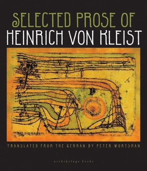 Paperback Selected Prose of Heinrich Von Kleist Book