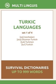 Paperback Turkic Languages Survival Dictionaries (Set 1 of 4) Book