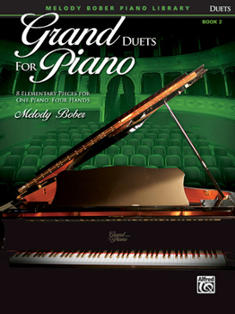 Paperback Grand Duets for Piano, Bk 2: 8 Elementary Pieces for One Piano, Four Hands Book